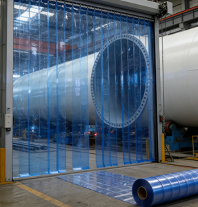 Rideau de sécurité en PVC pour soudage BOTHWIN AS/NZS ISO 25980 avec service de découpe, épaisseur 1mm-10mm, pour la fabrication de tours d'éoliennes - Product Image 1