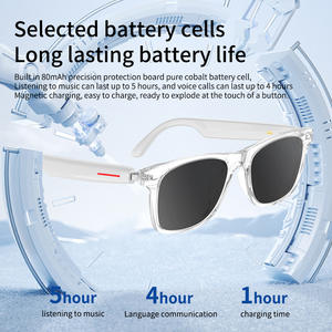 Gafas Inteligentes con Traducción IA E13-06, Gafas <span class=keywords><strong>de</strong></span> Sol Deportivas Inteligentes para Exteriores, Llamadas Manos Libres, Música, Gafas Inteligentes con IA - Product Image 3