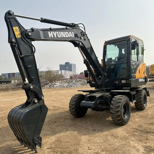 Vente chaude Mini pelle sur chenilles Hyundai HX60 d'occasion 6 tonnes de haute qualité et de bonnes performances Pompe à moteur Shanghai Core - Product Image 1