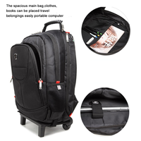 Mochila personalizada para cabina de negocios de gran capacidad, Maleta, equipaje, bolsa de viaje con ruedas