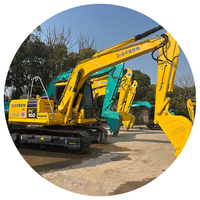 Meilleur prix pour une excavatrice Komatsu Pc160 d'occasion, d'origine japonaise, 16 tonnes, faible nombre d'heures, sur chenilles, diesel, hydraulique, vidéo disponible, FOB CIF