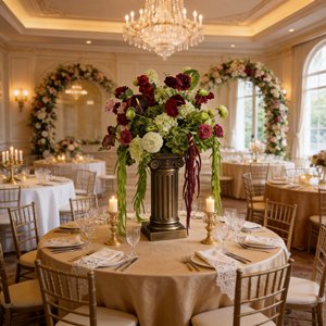 Centro de Mesa de Boda con Bola de Flores Artificiales Mixtas de 60 cm, Arreglo para Decoración de Mesa de Bienvenida en Banquetes de <span class=keywords><strong>Hotel</strong></span> - Product Image 5