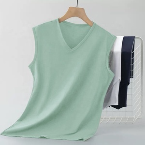 <span class=keywords><strong>T</strong></span>-shirts sans manches pour hommes avec design <span class=keywords><strong>T</strong></span>-shirts à <span class=keywords><strong>col</strong></span> en <span class=keywords><strong>V</strong></span> pour hommes - Product Image 2