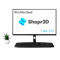 Compte Sharp3D Pro Edition authentique d'un an pour 3 PC, débloque toutes les fonctionnalités, outil de dessin et de conception assistée par ordinateur, compatible avec Windows et Mac