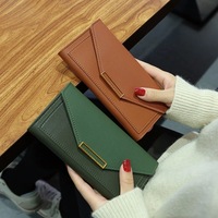 Dompet Koin Tipis Minimalis Korea Terbaru 2026 dengan Kancing Vintage