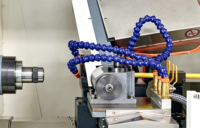Machine industrielle YH35A, machine CNC à axe long, fraiseuse CNC à tourbillon interne pour le traitement des vis sans fin, tour de fraisage