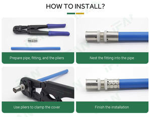 Conexiones de Presión PEX para Alta Presión, <span class=keywords><strong>16</strong></span>-63MM, Codo y T en Múltiples Capas - Product Image 5