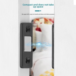 Loquet magnétique invisible pour porte de placard sans perçage, forte aspiration, serrure de placard, adhésif 3M - Product Image 3