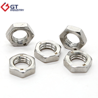 Écrou hexagonal fin personnalisé en acier inoxydable ASTM A194 8M UNC UNF, norme ASME B18.2.2, le plus vendu