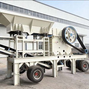 Concasseur à mâchoires mobile sur roues de 100 tonnes personnalisé, machine de concassage de gravier mobile, prix de l'installation de concassage de pierres pour l'exploitation minière - Product Image 6