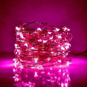 Décoration extérieure <span class=keywords><strong>de</strong></span> noël USB à piles 50M 20M 10M 100 LED DC Power solar Fairy String strip Light luces <span class=keywords><strong>de</strong></span> navidad - Product Image 4