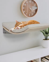 Cadre d'escalade pour chat en bois moderne personnalisé hamac pour chat étagères murales meubles pour chat montés avec 3 marches