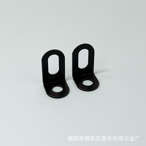 Support d'étagère à angle droit Li Hai Hardware 31mmx18mmx20mm, connecteur d'angle en métal noir pour fixation de meubles de cabinet - Product Image 3