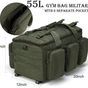 Large <b>Travel</b> Luggage <b>Bag</b> Duffel <b>Bag</b> 50L Carry on <b>Men</b> Weekender Gym Workout Detachable Duffel Luggage <b>Bag</b> - Product Image 2