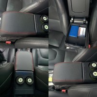 Couverture universelle pour accoudoir de voiture avec coussin rehausseur de rangement étendu pour console centrale