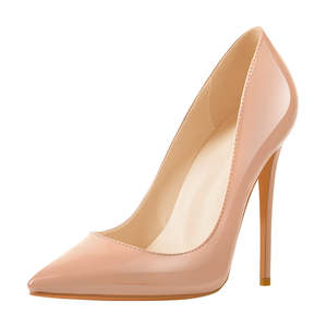 Sandali con tacco alto da donna con punta a punta in pelle nuda fatti a mano décolleté scarpe con tacco alto da donna vestono sandali a <span class=keywords><strong>spillo</strong></span> - Product Image 3