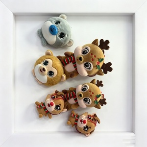 Customized <b>Cute</b> Cartoon <b>Bear</b> Plush Pillow with Embroidered Design Stress Relief Toy for Festive Use - Product Image 2