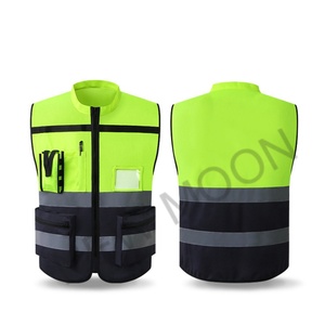 Customized <b>Reflective</b> Vest Motorcycle Riding Safety Clothing Construction Vest <b>Reflective</b> <b>Jacket</b> <b>Cycling</b> Safety Vest - Product Image 3