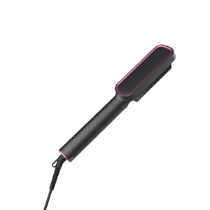 Professional <b>Electric</b> Ceramic Coating <b>Hair</b> Straightening <b>Brush</b> With LED Digital Display for Salon and Home Use - Product Image 4