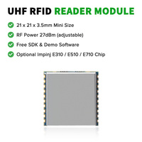 Módulo Lector RFID UHF OEM TY921 Impinj E310 E710 ISO18000-6C, Alcance de 20m, Potencia RF de 26dBm, 860-960MHz, para Control de Acceso