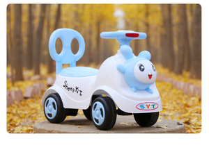 Voiture à bascule multifonction pour enfants, voiture à bascule pour enfants de 1 à 7 ans, voiture à bascule pour bébés avec <span class=keywords><strong>musique</strong></span> - Product Image 2