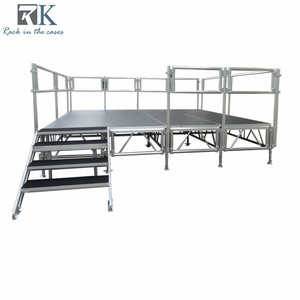 Portable Stage Platform Aluminum <b>Frame</b> Structure Stage 20x20ft Outdoor Concert Event System - Product Image 1
