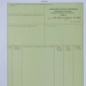 Certificat Général d'Origine CO FA FE FF FB FM Services de Tarifs Préférentiels Certification de Dédouanement - Product Image 4