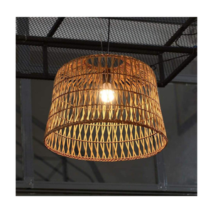 Natural Handmade <b>Bamboo</b> Pendant <b>Lighting</b> Ceiling Chandelier for Cafe Resort Hotel - Product Image 1