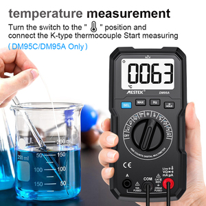 Kỹ thuật số thông minh ampcoat vạn năng Độ chính xác cao thông minh điện áp nhỏ Meter với nhãn hiệu phạm vi thông minh vạn năng - Product Image 4