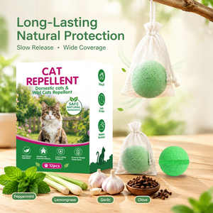 <span class=keywords><strong>Répulsif</strong></span> pour chats d'extérieur et d'intérieur à l'huile naturelle de menthe poivrée, gardez les chats éloignés de la cour, du jardin, de la pelouse, des meubles, du paillis et des parterres de fleurs - Product Image 2