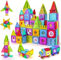 Productos 2025, Bloques Magnéticos Creativos 3D de 5.5cm, 100 Piezas, Juego de Construcción para Niños, Rompecabezas de Coche STEM, Baldosas Magnéticas