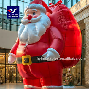 Tatil bahçesinde ekran için noel ağacı ve hediyeler ile açık şişme noel süslemeleri - Product Image 2