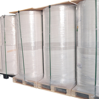 Papier thermique pour fax en rouleau jumbo, prix d'usine, 48 g/m², vente chaude, 100 % pâte de bois pure, machines de point de vente, largeur 400 mm, longueur 6000 mm, modèle 57 mm