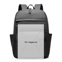 Mochila para computadora portátil con funda a prueba de golpes, mochila para computadora con correa ajustable para uso diario en la oficina