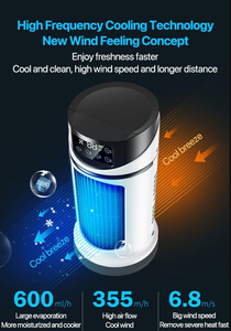 Refroidisseur d'air portable de haute qualité, <span class=keywords><strong>humidificateur</strong></span> de bureau intelligent avec connexion USB, refroidisseur d'air pour la maison et le bureau - Product Image 6