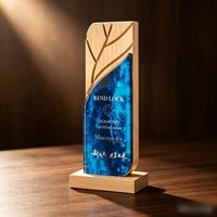 Trophée en cristal personnalisé, créatif et durable, avec impression typographique pour les cadeaux promotionnels des salons professionnels automobiles et éducatifs
