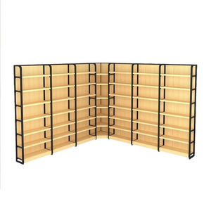 Estanterías Ligeras de Una Sola Cara para Supermercados, Estantes Ajustables y Desmontables para Minimercados, Góndolas de Madera - Product Image 4