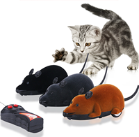 Jouet électrique amusant pour chat, souris simulée télécommandée sans fil, protection de l'environnement, dessin animé moderne
