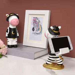 可愛い樹脂ゼブラ動物像マネーボックス子供用ギフトピギーコインバンク子供用抽出機能付き - Product Image 4