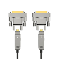 Fibre optique active ultra-haute vitesse 4K 8K Micro HDMI DVI Displayport vers DVI câble pour l'ingénierie Pipline