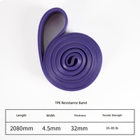 Bandas de Resistencia Portátiles para Ejercicios de Fuerza en Casa, Gimnasio, Entrenamiento, Fitness, Banda Elástica para Estiramiento Corporal