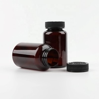 Vente en gros de nouvelles innovations 250ml PET bouteille d'emballage en plastique vide transparente bouteille de pilules de vitamine avec CRC