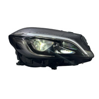 Ensemble de phares à lentille LED modifiés Plug-and-Play pour Mercedes Benz Classe A W176 13-18 Feux de jour multicolores