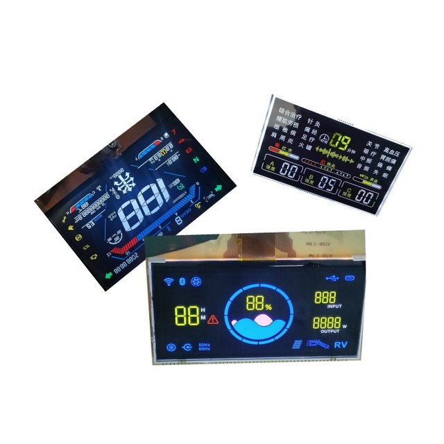 DETONE Customized VA 7-Segment 1.8" LCD Display Module SPI/I2C Interface 600 Brightness HT1621/HT1622/HT1623 Driver IC