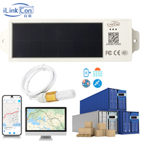Hygrothermographe solaire amélioré ILinkCon Global Sim avec traceur GPS pour conteneur, 4G/WiFi, étanche, garantie 1 an, suivi PC, LBS