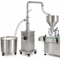 Pompe de transfert de sauce pneumatique en acier inoxydable, machine d'alimentation directe usine pour la production de confiture, sirop, pâte et remplissage alimentaire
