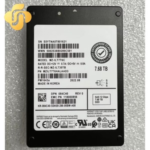 PM1733 MZ-WLR7T60 โซลิดสเตทไดรฟ์ 7.68TB PCIe NVME U.2 2.5 SSD 0Y27TR 0DX74Y 084C40 U.2 SSD รับประกัน 1 ปี หากต้องการขนาดใหญ่ขึ้น - Product Image 4