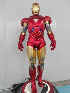 Costume d'armure Iron Man MK6 de taille réelle, entièrement fonctionnel, éclairage LED, statue de collection pour décoration intérieure - Product Image 6