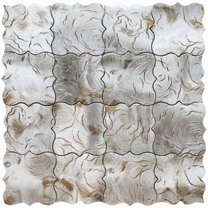 <span class=keywords><strong>Mosaico</strong></span> <span class=keywords><strong>Vintage</strong></span> para Baño, Azulejos de Piso, <span class=keywords><strong>Mosaico</strong></span> de Aluminio para Pared, <span class=keywords><strong>Mosaico</strong></span> para Cocina, Hotel - Product Image 6