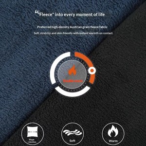 באיכות גבוהה balacalalbalalalbוה צבע מוצק אופנוע קסדה שחור סקי מסכת סקי שחור צוואר הגנה מפני צוואר - Product Image 6